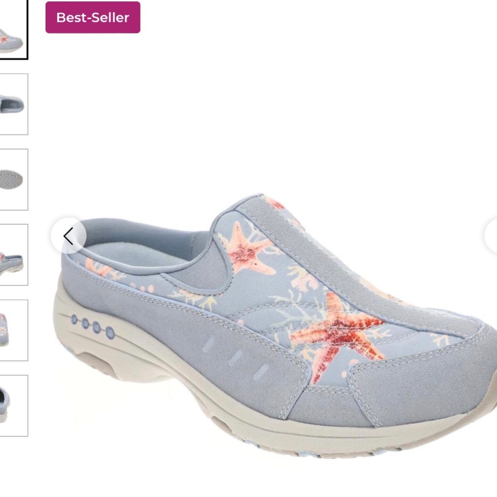 Easy Spirit Light Blue Slip-On Sea Life Mules - Picture 9 of 10